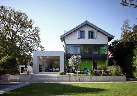 Extension d'une maison à Genève, architecture moderne par l'atelier Siebold Architectes à Genève