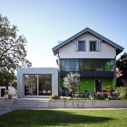 01-architecte-extension-geneve Extension d'une maison à Genève, architecture moderne par l'atelier Siebold Architectes à Genève