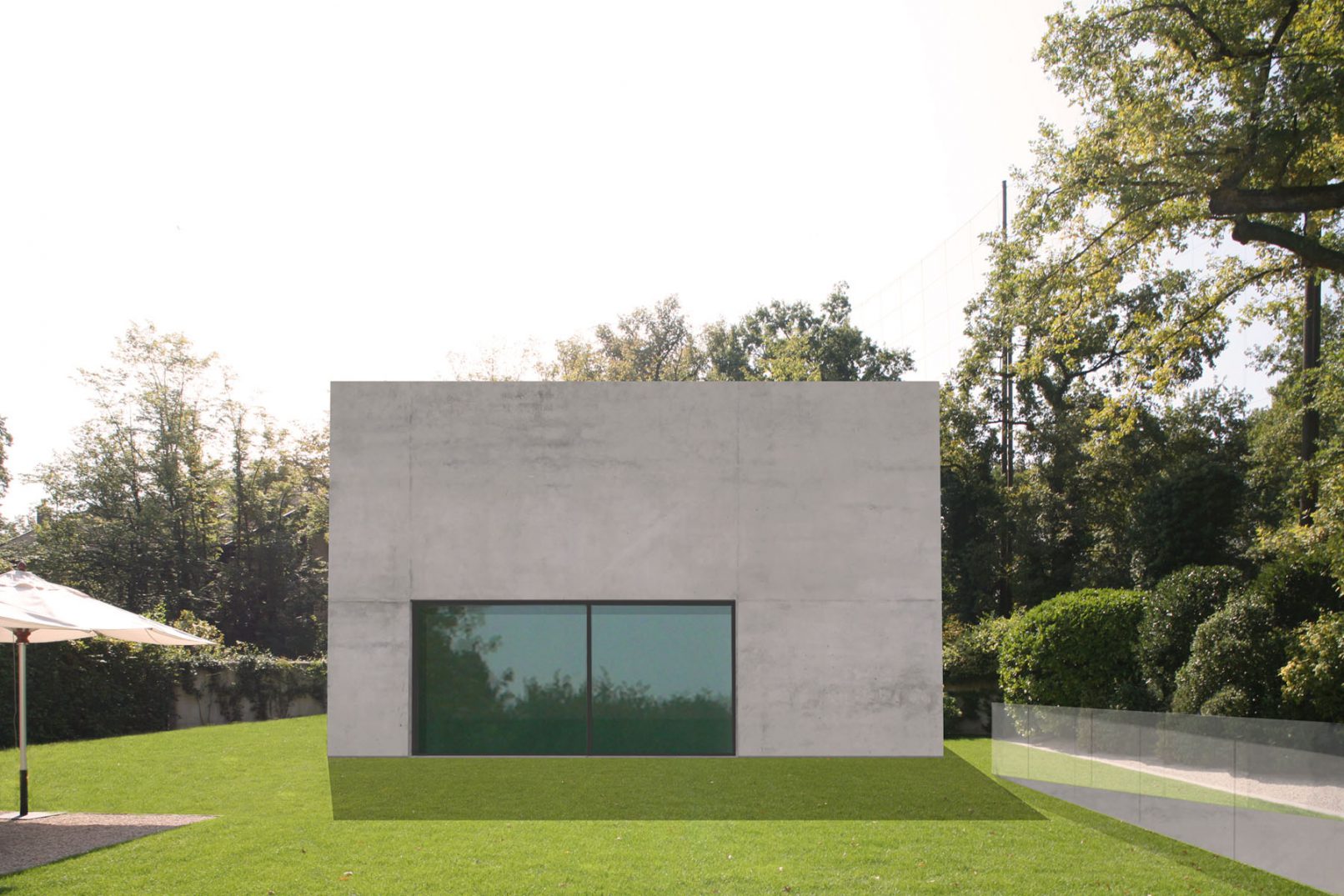 Deux villas dont une contemporaine à Genève avec une galerie d'art moderne