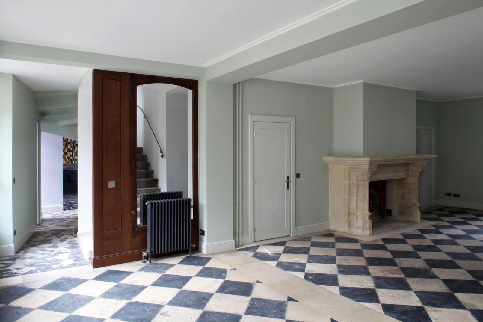 château de brouillards intérieur rez-de-chaussée supérieur
