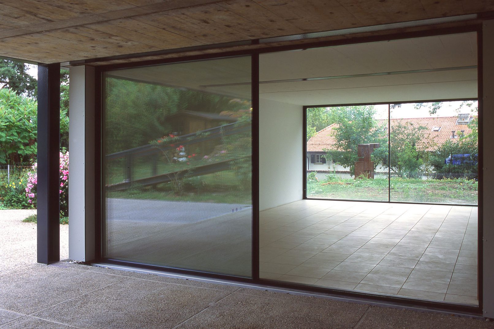 Vitrage vitrocsa extension d'une villa bersch bernex siebold architecte Genève