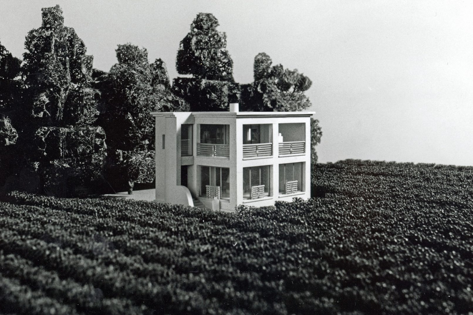 Conception villa à Céligny dans le canton de Genève par les architectes Siebold établis à Genève